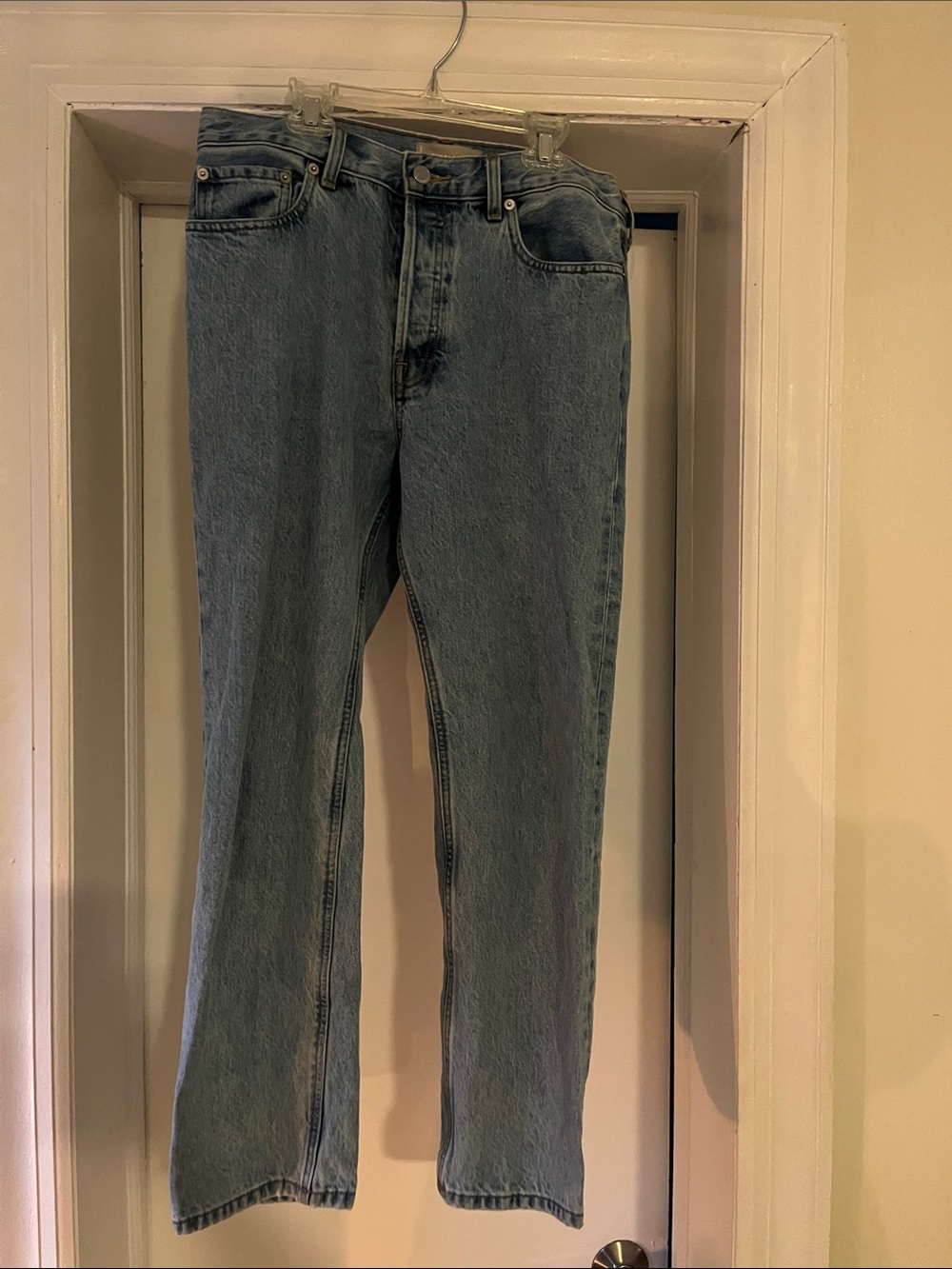 Everlane Straight-Leg Light Blue Women's Jeans